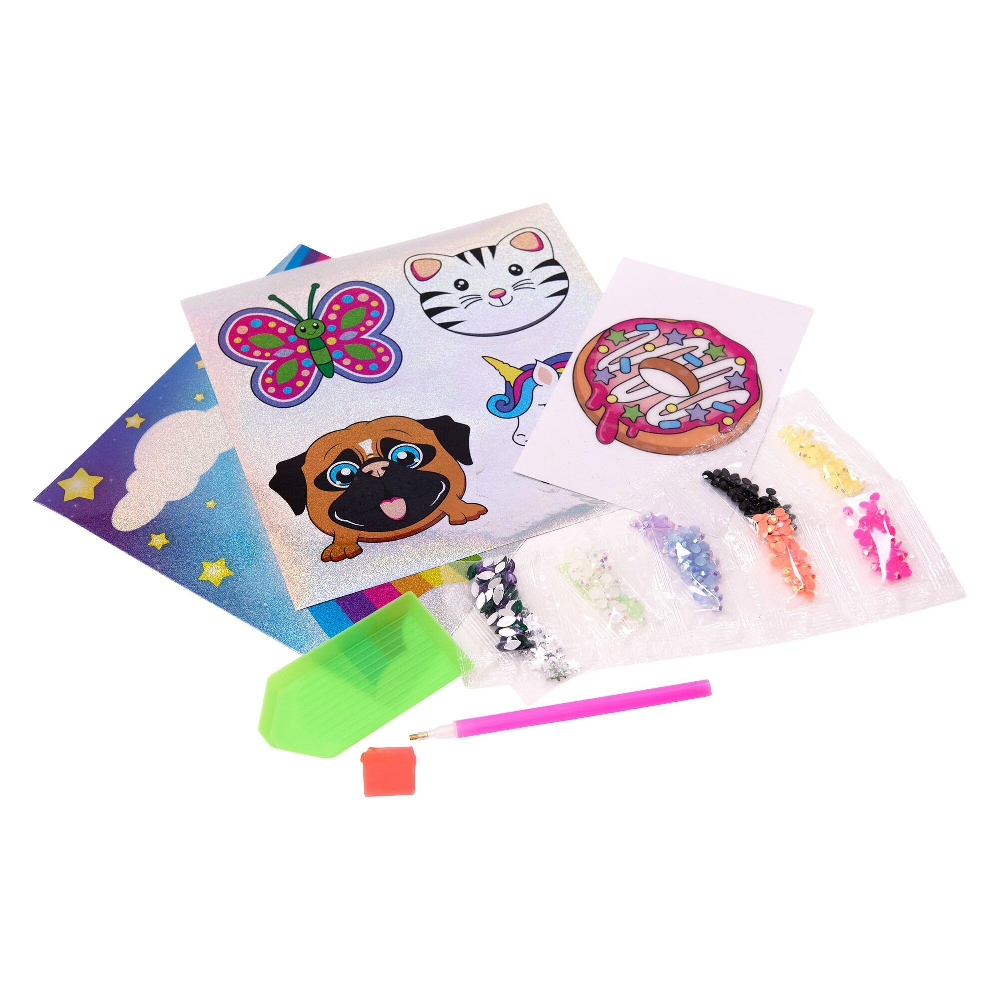 Jumbo Gem Kit | 500 Pieces Arts and Crafts | Kids Gem Art Kit