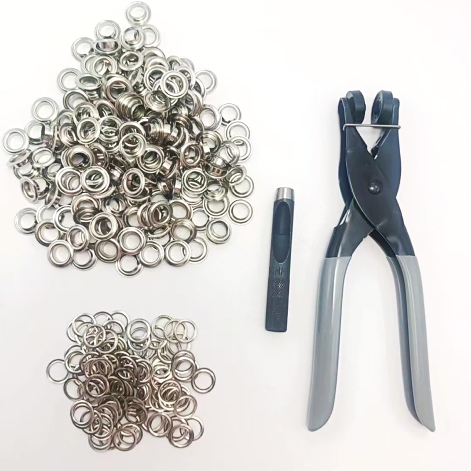Kaccde 500 Sets Of Buttons Precisions Iron Eyelet Punching Tool Set Push Button Pliers For 10Mm Grommets In Diyer Leather Crafting And Apparel Making Eyelet Pliers