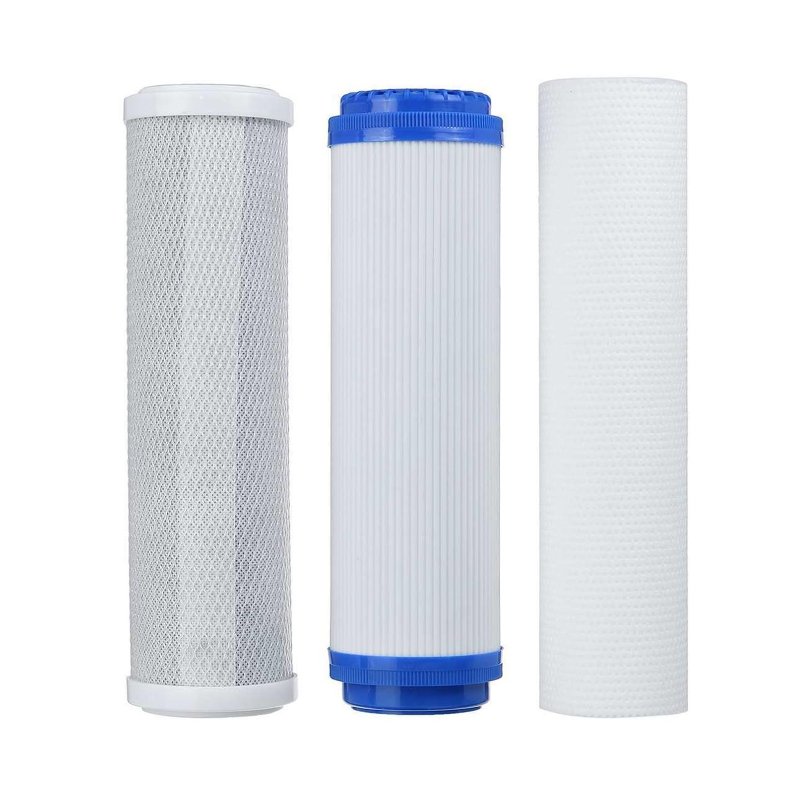 Purificador de agua con 3 cartuchos de filtro, PP UDF CTO | Purificador de agua frontal de cocina general, consumo directo en el hogar
