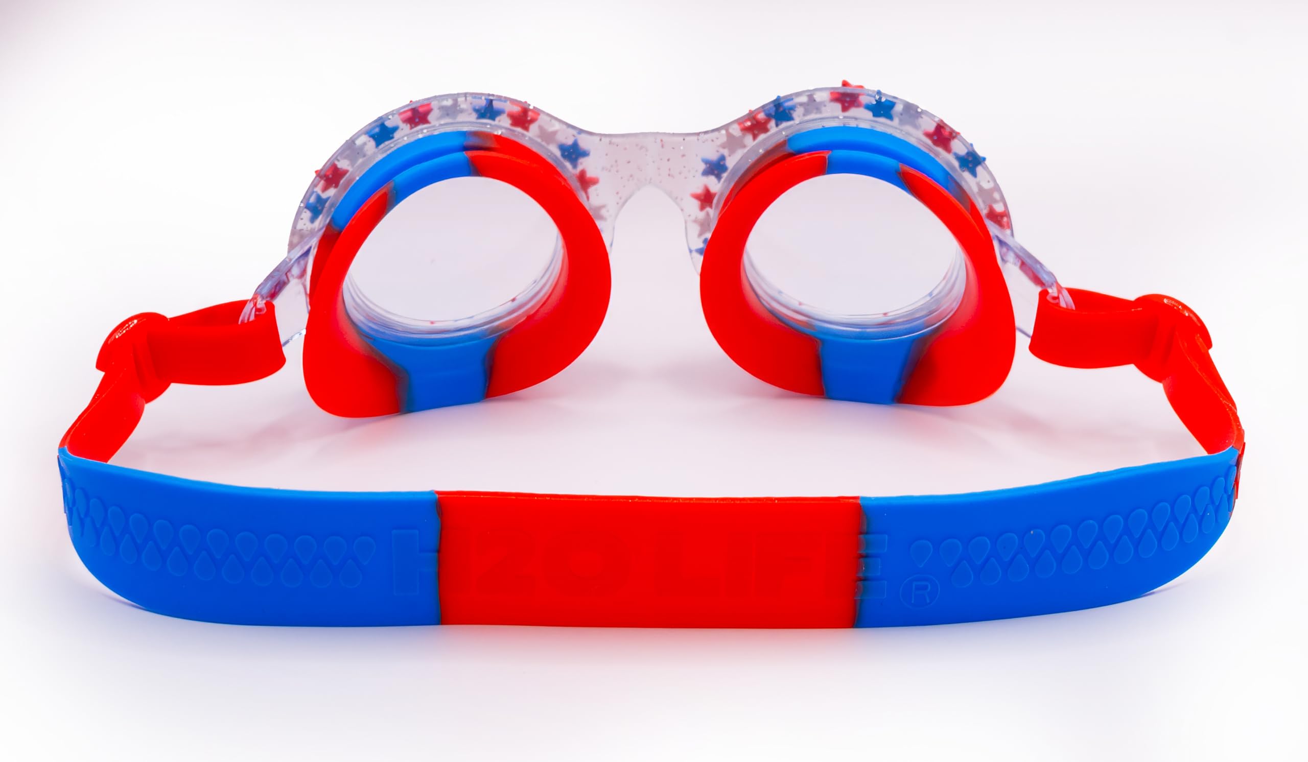 Lunettes de natation amusantes pour enfants filles et garçons (étoiles américaines, OS)