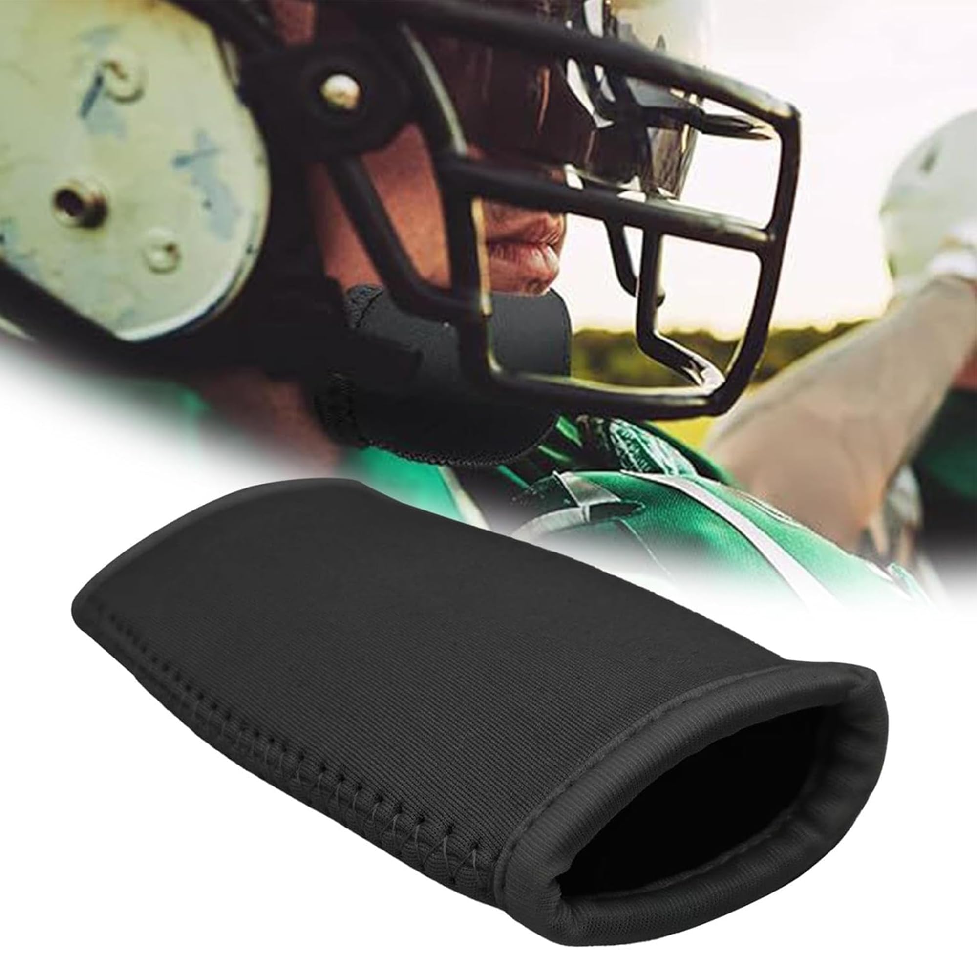CHENNAN 2 pezzi Caschi Da Calcio Sottogola Coperture Comode Cinghie, Sport Calcio Sottogola Pad Casco Pad Casco Protettivo, Calcio Sottogola Pad Caschi Da Calcio Sottogola Coperture Comode