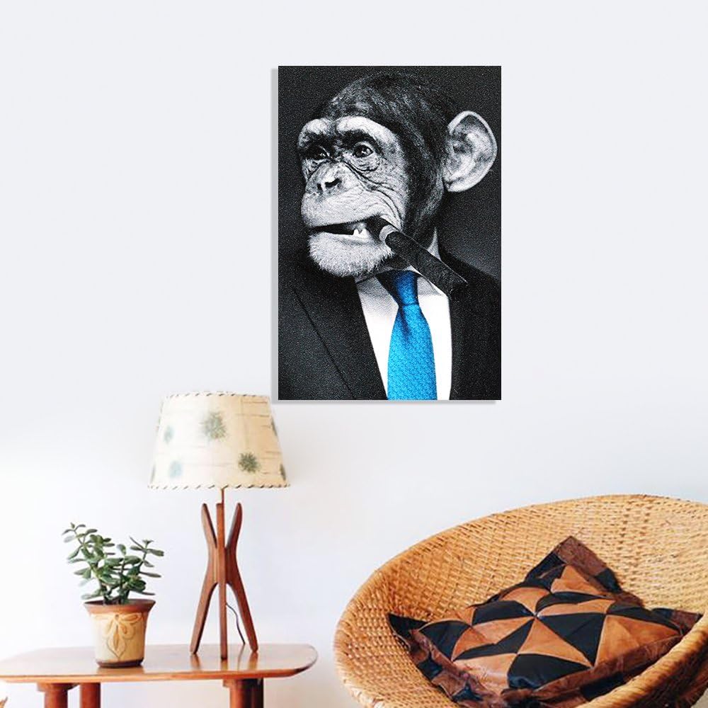 Amazon Co Jp アートパネル タバコを吸うチンパンジー 絵画 モダン 壁飾り 壁ポスター 動物 キャンバス 絵画 玄関 インテリア おしゃれ ポスター 木枠セット 40 60cm ホーム キッチン Amazon Co Jp アートパネル タバコを吸うチンパンジー 絵画 モダン 壁飾り 壁ポスター 動物 キャンバス 絵画 玄関 インテリア おしゃれ ポスター 木枠セット 40 60cm ホーム キッチン