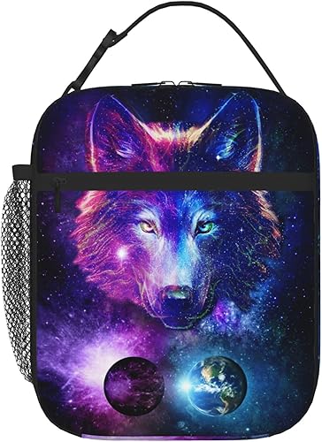 Bolsas de almuerzo reutilizables con aislamiento térmico para hombres y mujeres, bolsa de almuerzo con impresión 3D, a prueba de fugas, bolsa de