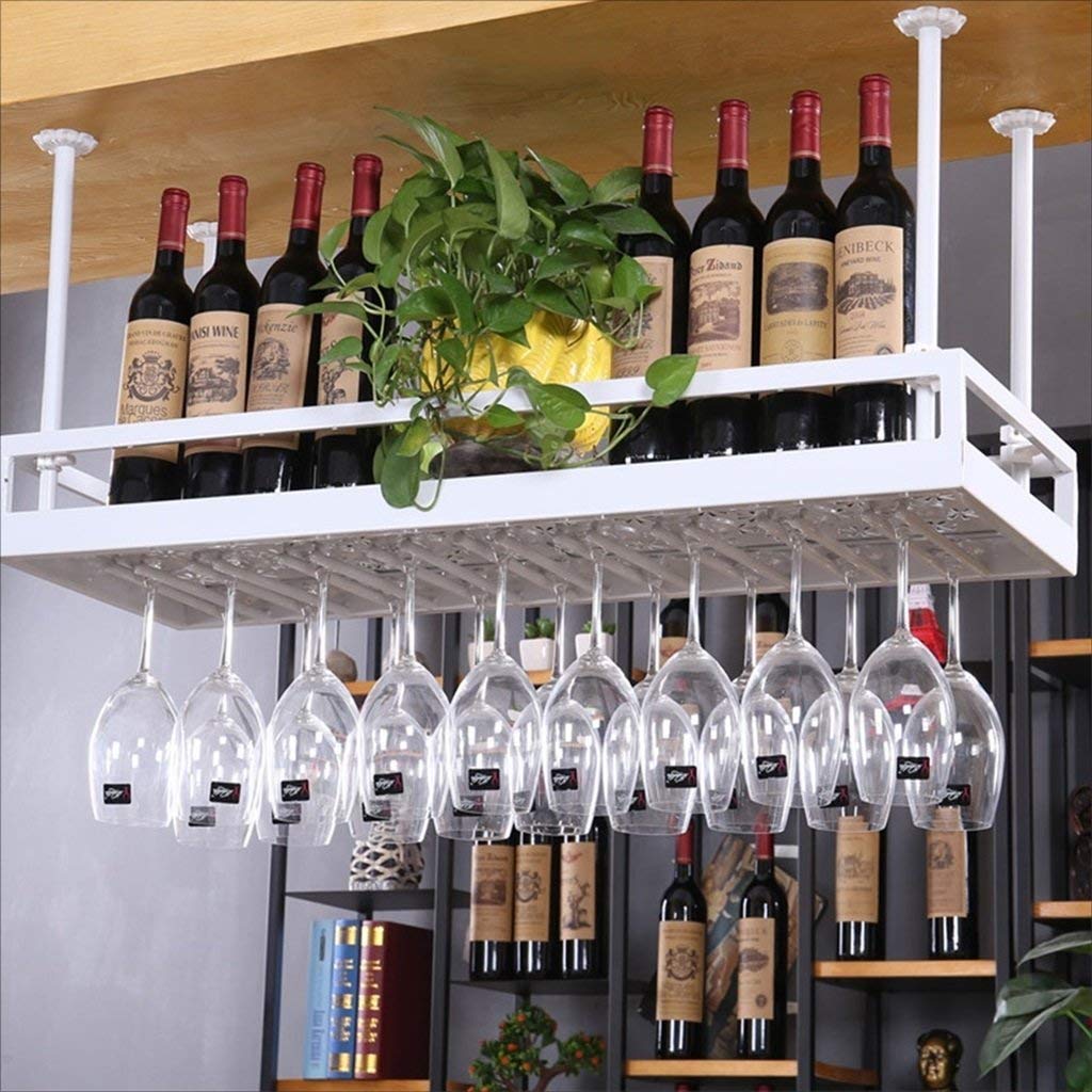 Estante para vino y vasos inversos NMDCDH que soluciona la falta de espacio