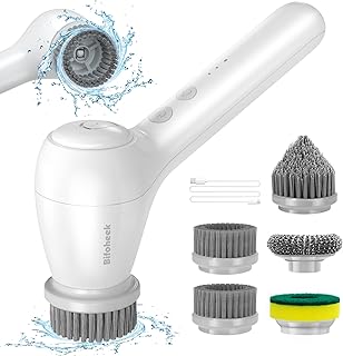 Sponsored Ad - Electric Spin Scrubber, Bifoheek Power Cleaning Brush with Auto Detergent Dispenser and 5 Replaceable Brush...