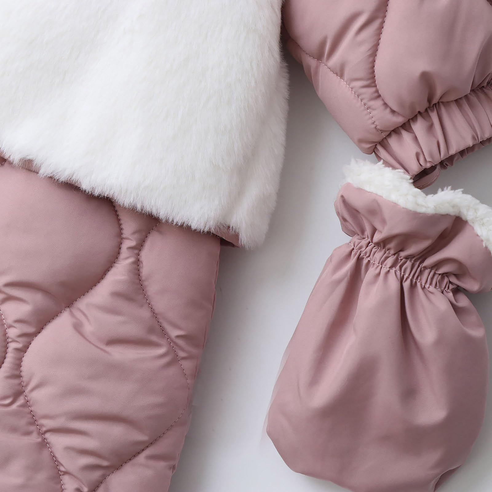 Generisch Baby Winter Bodys Wärmeisolierte Strampler Outfits Weiche Oberbekleidung für Kleinkinder 6 Monate bis 2 Jahre