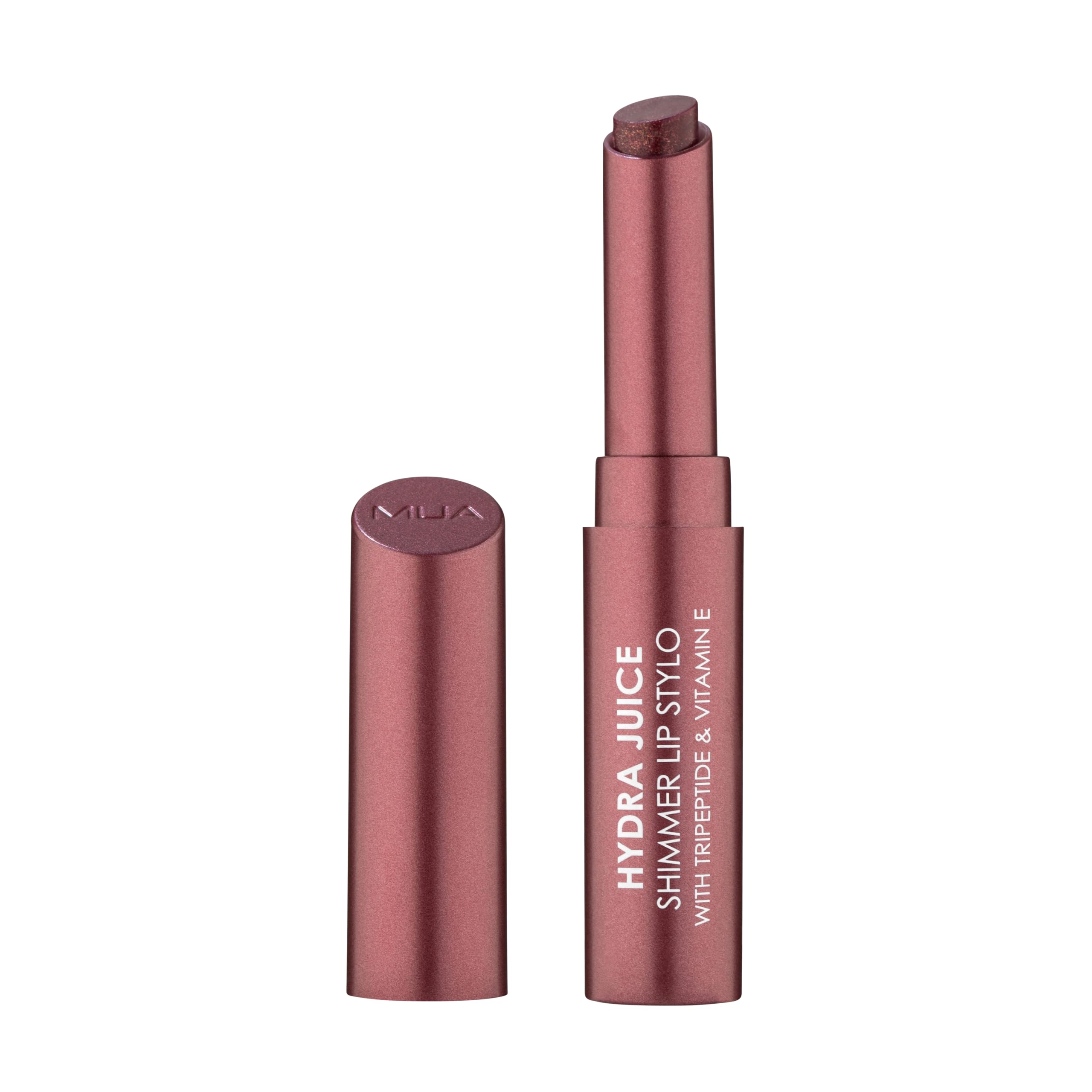 MUA Makeup Academy Hydra Juice Shimmer Lip Stylo Lipstick, With Peptide & Vitamin E, Cherry Kiss, Vegan & Cruelty Free
