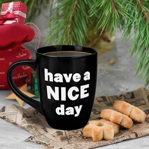 Miniatura 7 de Taza de café divertida de elefante blanco de 12 onzas, regalo de broma para adultos, Navidad y cumpleaños