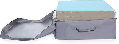 Miniatura 5 de Milliard Funda de transporte para siestera triple plegable azul (24 x 19 x 9 pulgadas) no incluye el colchón