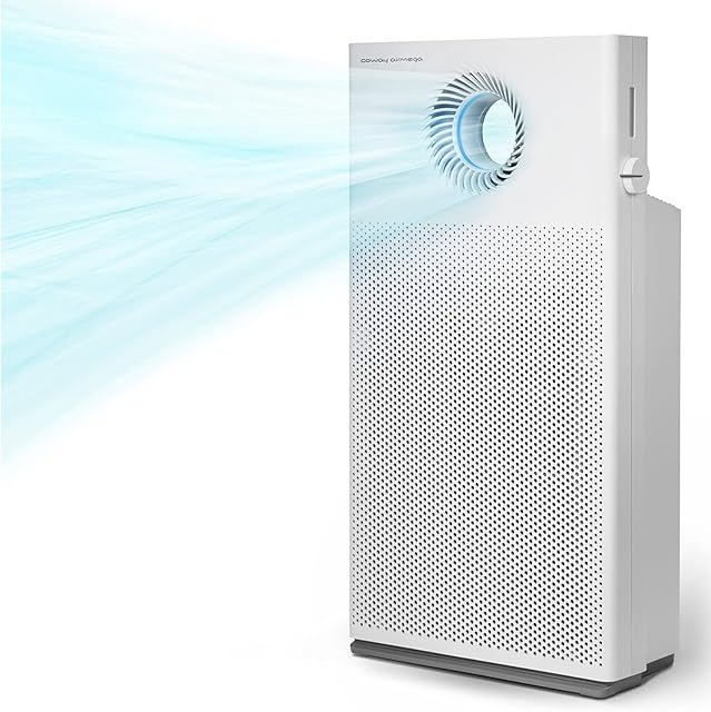 COWAY Airmega Jet AP-1220B Air Purifier with GreenHEPA technology - Removes 99.999% of harmful particles down to 0.01 µm*, ECARF certified for allergy sufferers, Test winner by Testfakta