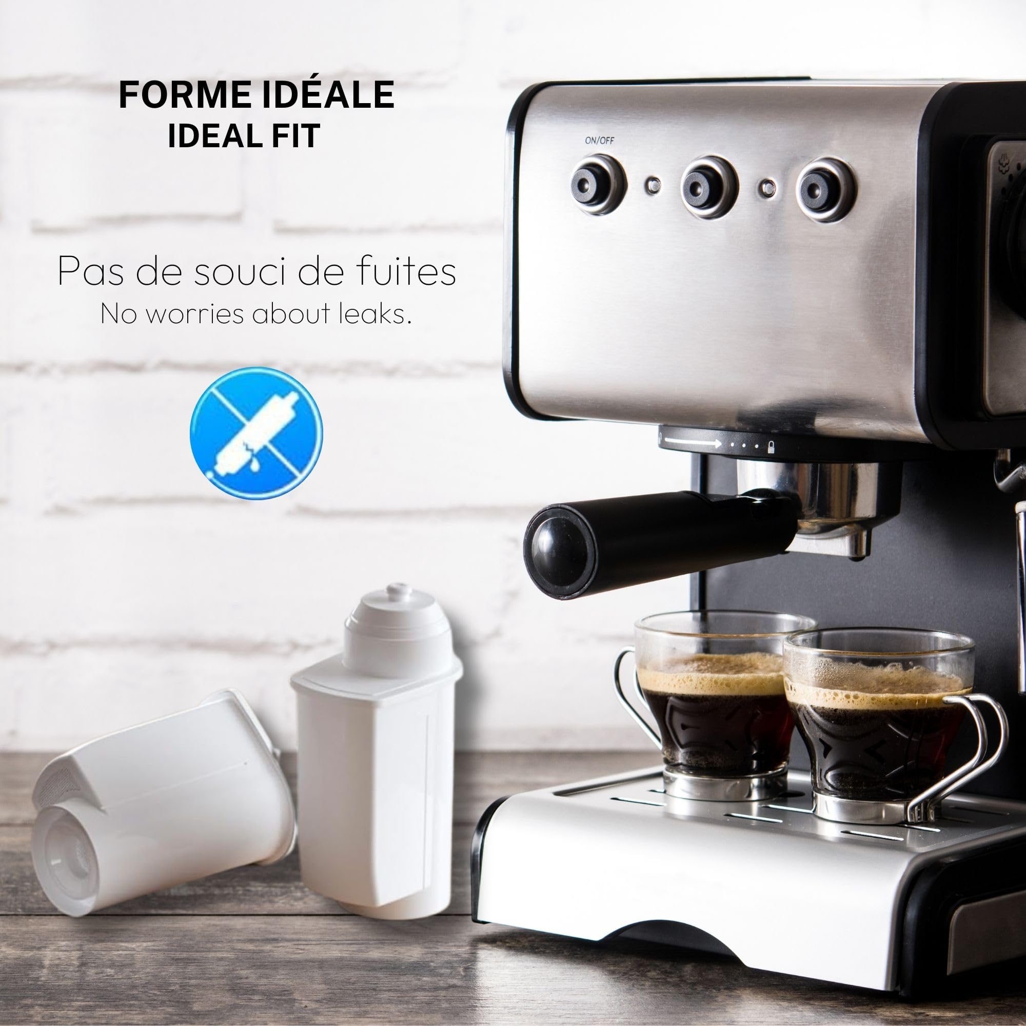 Ersatzwasserfilter für Kaffeemaschinen für Siemens® EQ6, EQ9 S700, EQ500, TZ70003 TZ70033, Brita® Intenza 575491, Bosch® TCZ7003, TCZ7033, 12008246, 467873 | Set 1 bis 1 2 (11) Stück)