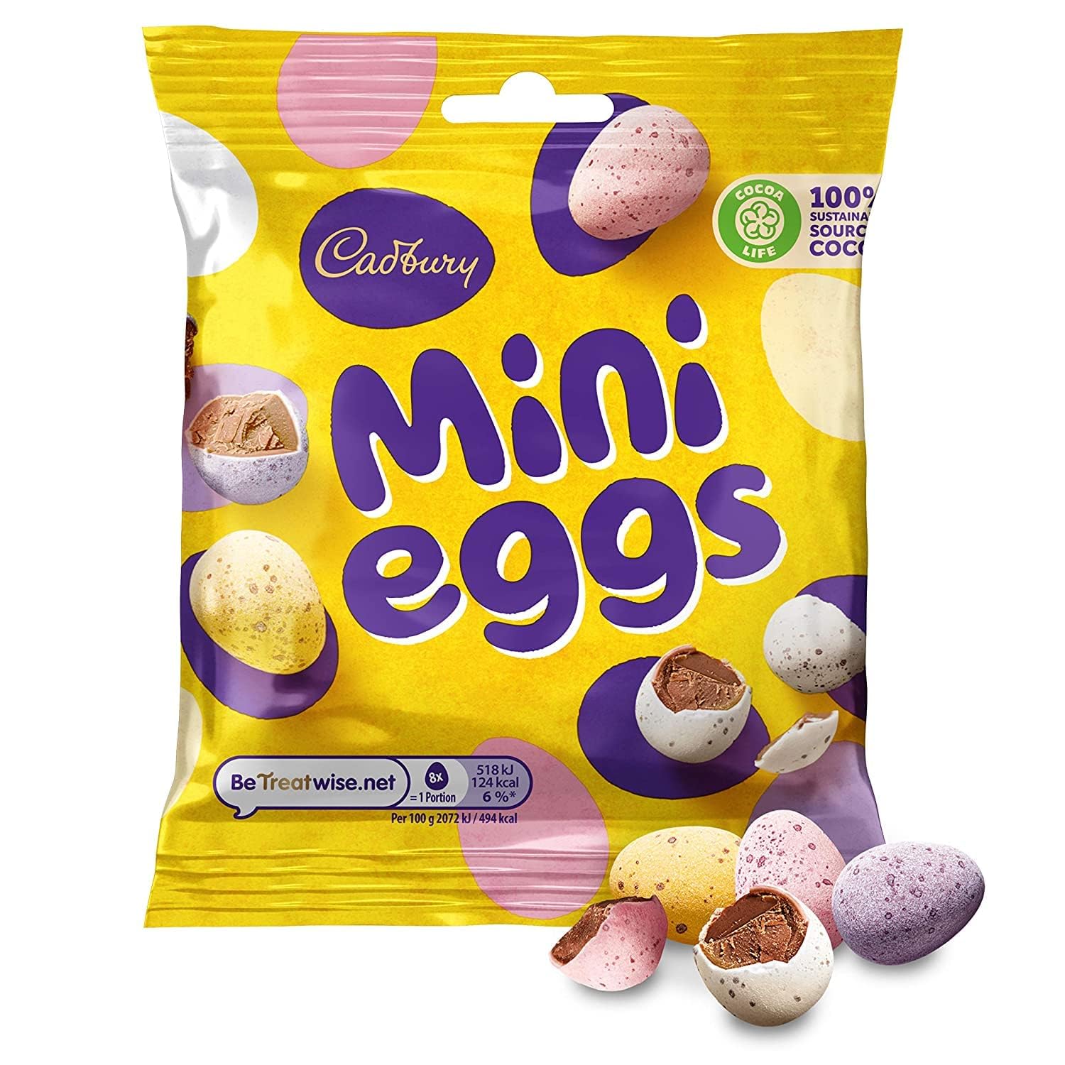 Cadburys Mini Easter Eggs Bag 80g Delicious (Imported)