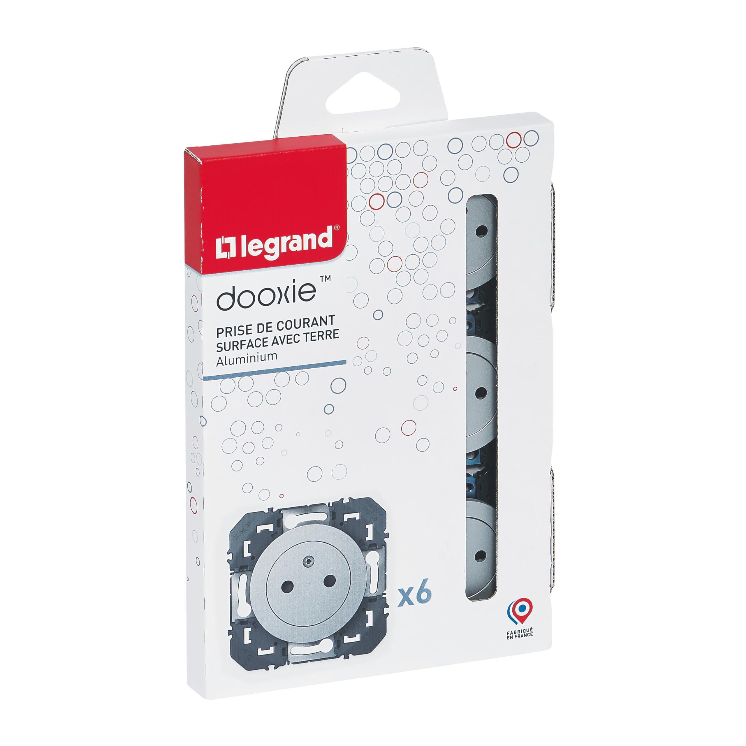 Legrand LEG300454 Compo Dooxie Steckdosen, 6 Stück