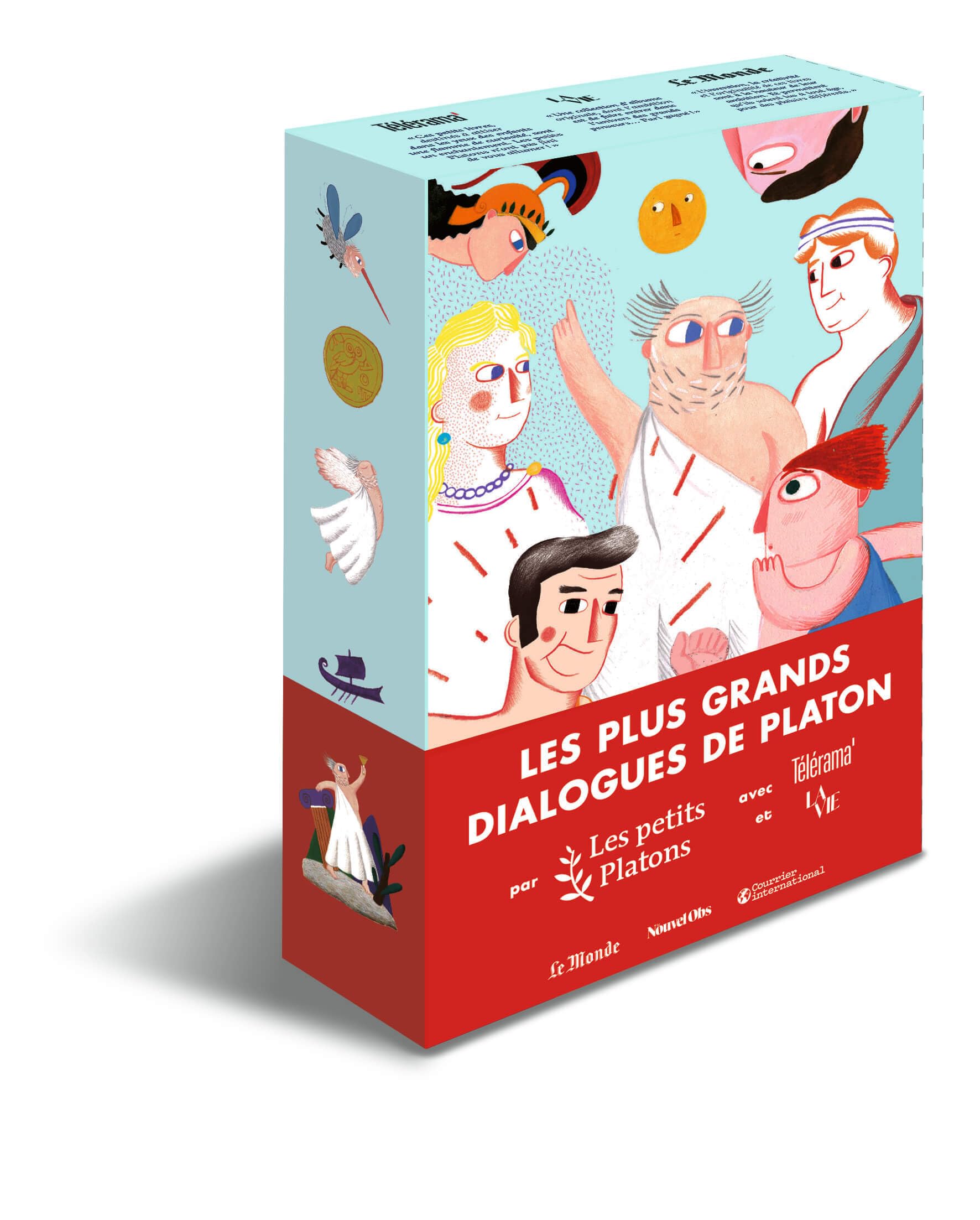 Coffret les plus grands dialogues de Platon adaptés par Les petits Platons