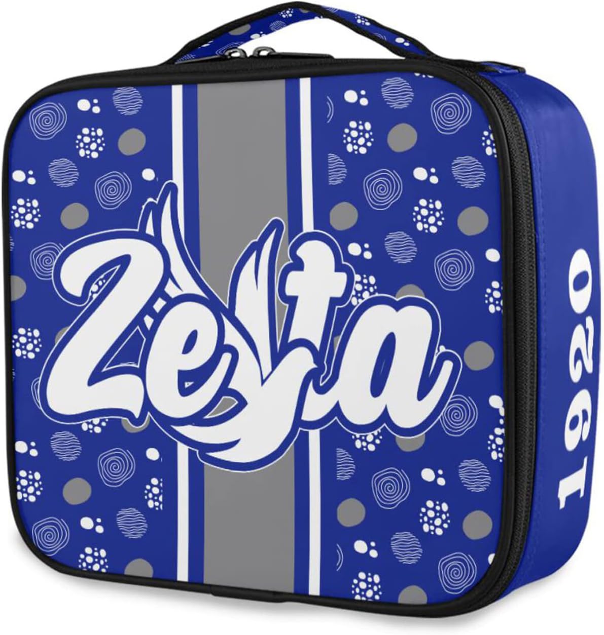 Bad Bananas Zeta Phi Beta Sorority - Makeup Organizer, Storage Bag, Cosmetic Case - Official Vendor - Large Hard Case - Zeta Dove