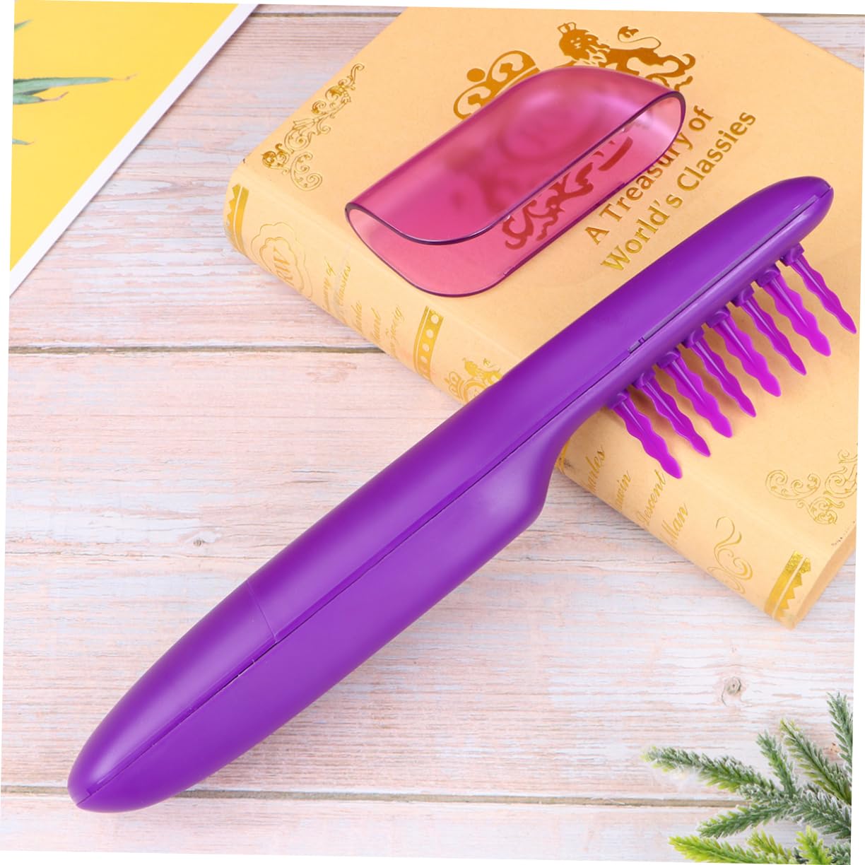 Peigne Électrique de Coiffage Anti-nœuds Portable pour Maison et Salon