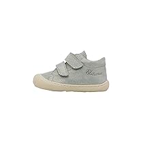 Naturino Scarpe Primi Passi in Suede Glitterato, Salvia 17
