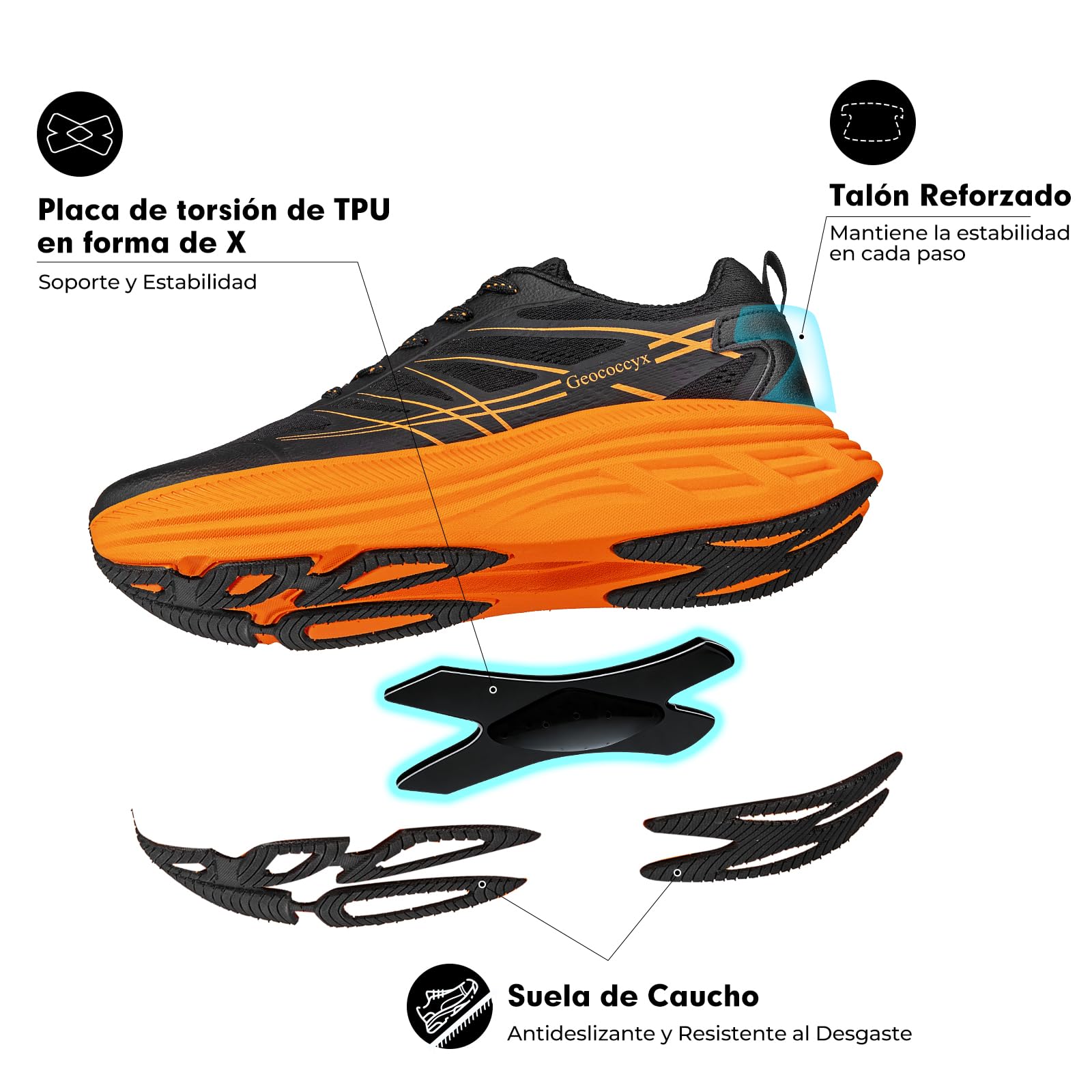 Zapatillas deportivas para hombre, con puntera ancha, transpirables, antideslizantes, tallas 39-46
