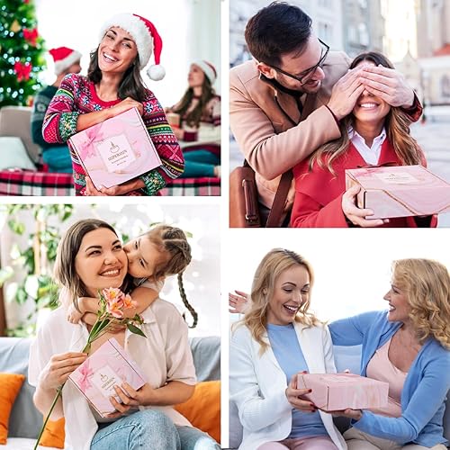 Miniatura 8 de Velas de soja para mujeres, juego de velas de aromaterapia, paquete de 4 velas de higos de 4.4 onzas de lavanda, vainilla y limón para el hogar,