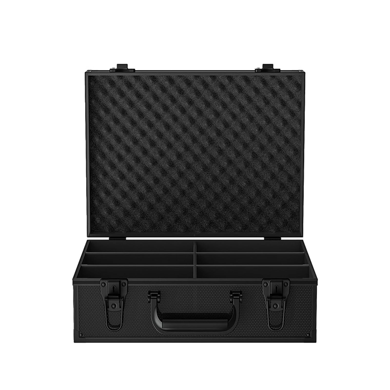 Duty Kartenschutzhülle aus Aluminiumlegierung, 6 Kartenfächer, Design Kartenbehälter, Box für Sammlerstücke, Spielkartenhalter für Sammlerstücke