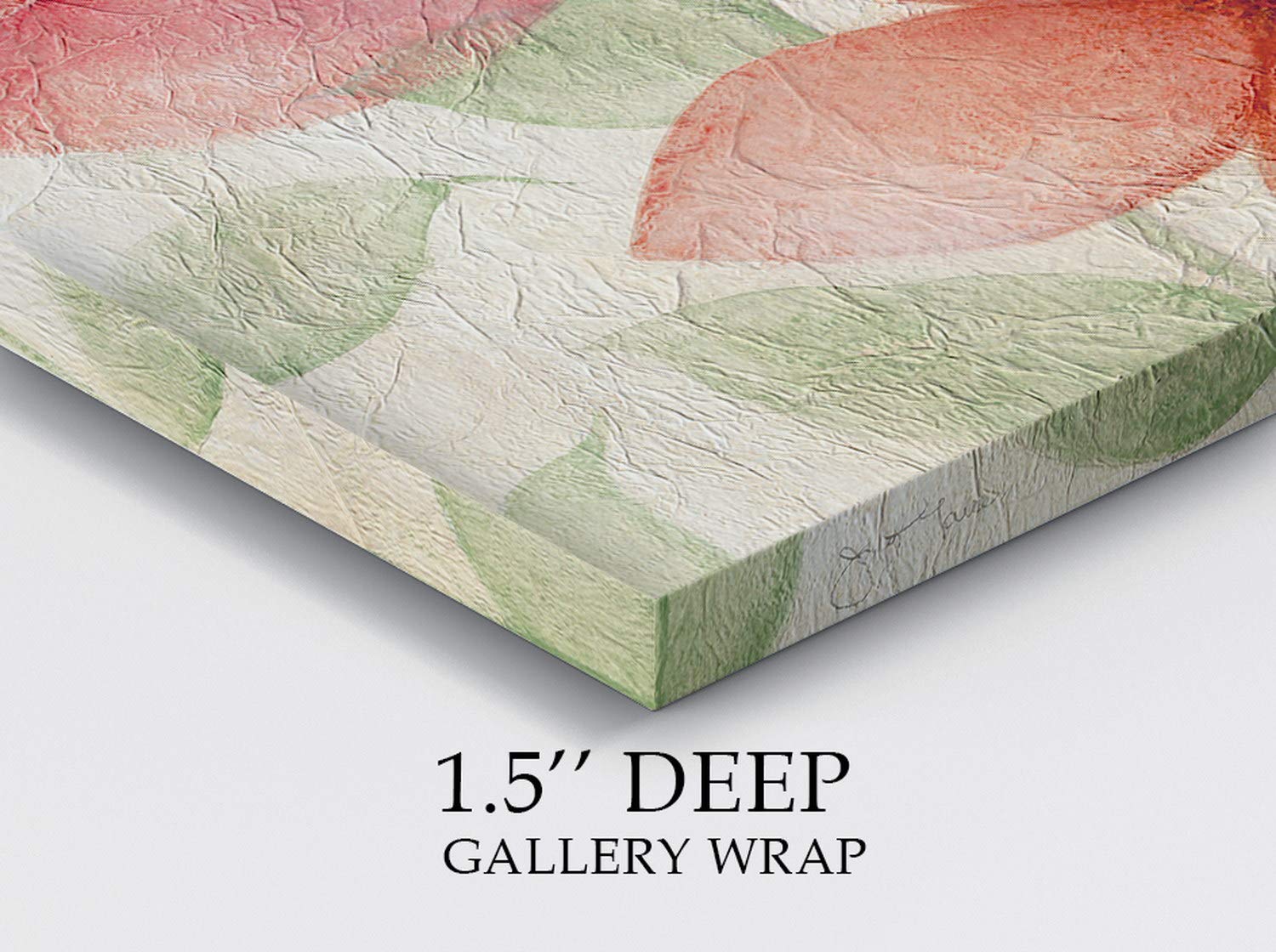 Renditions Gallery Abstract Wall Art, Wall Décor Canvas, Animals, Flowers, Coastal, Geometric, and Vibrant Colors, Ready to Hang - Spring Embrace I 24X24