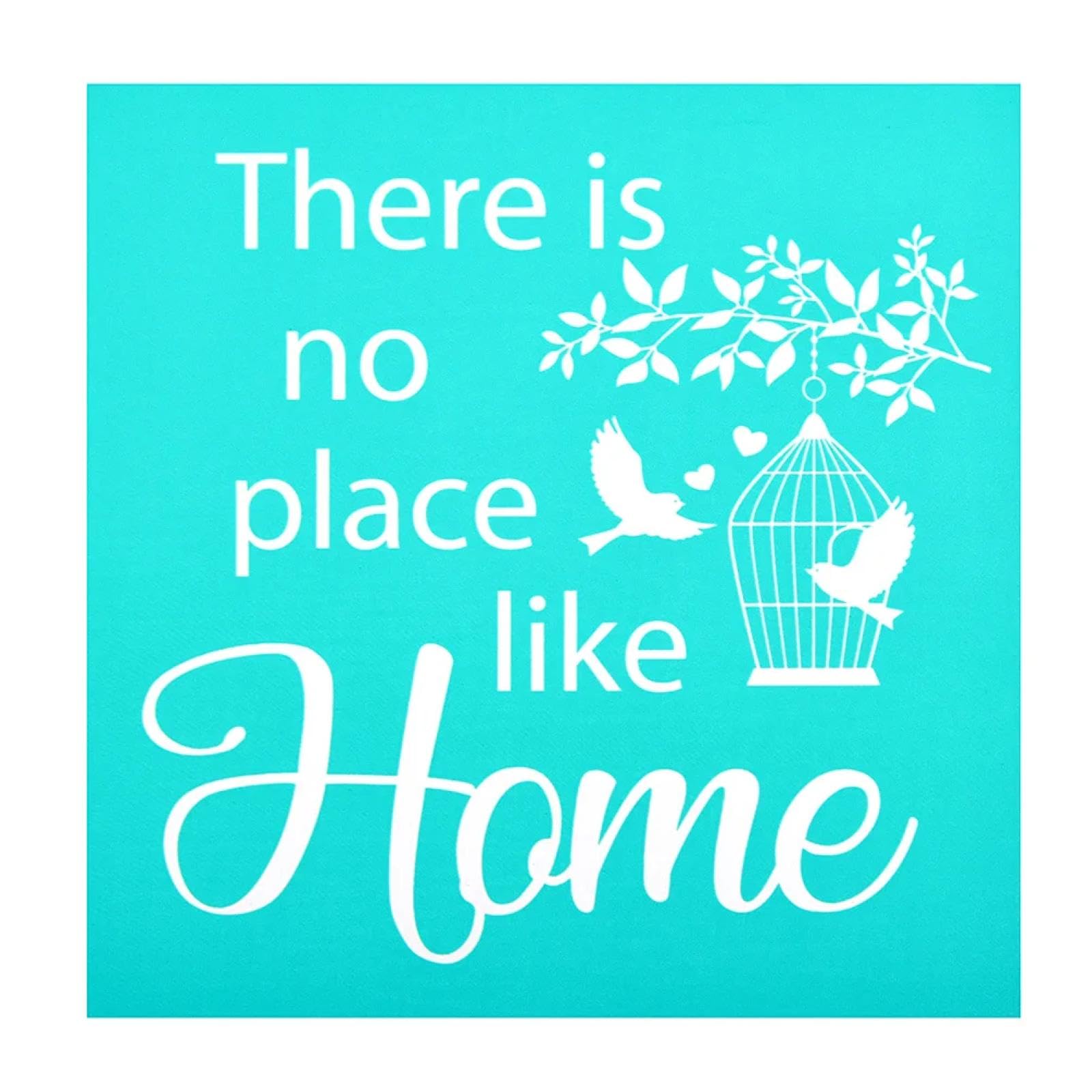 MANGOUSONG Screen Printing Kit,21x21cm There Home Silk Screen Stencils Reusable Silkscreen Print Kit for Printing Handbag Decoration Template ?Seal Tool