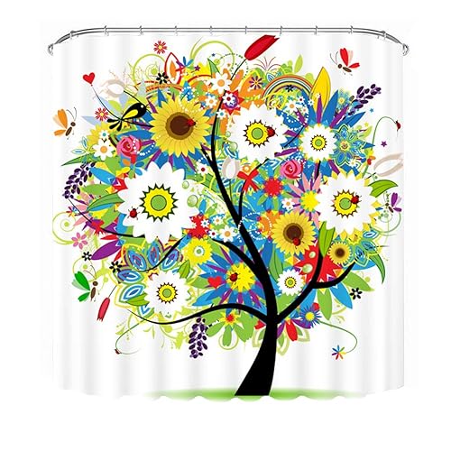 Bright Colored Shower Curtains Amazon Com