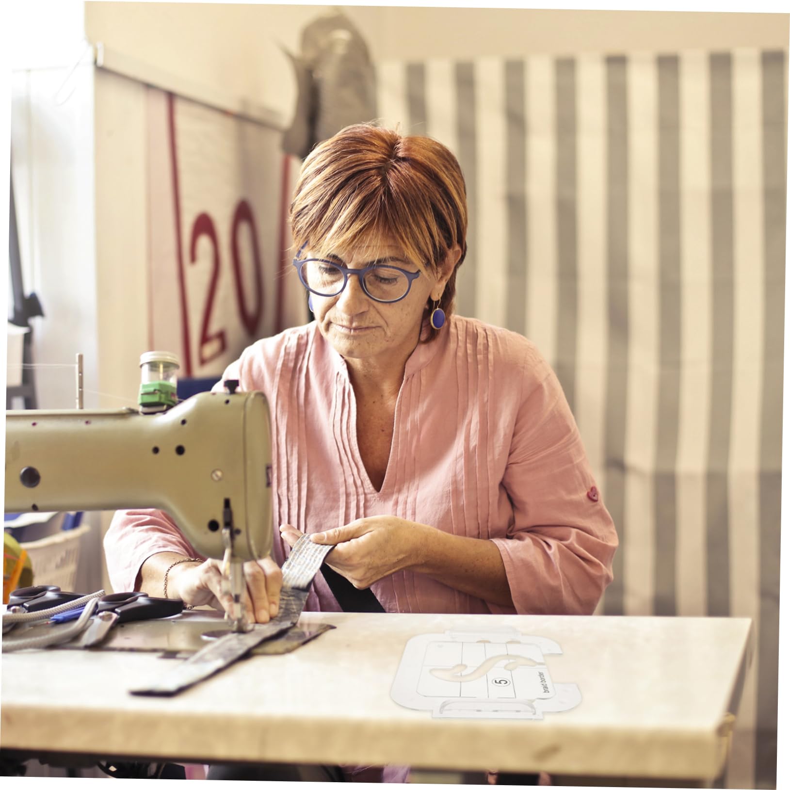 Housoutil 2 Juegos Plantilla de Costura de Acrílico para Patchwork de Regla de Costura Práctica y Duradera para Manualidades Casa para Acolchado y