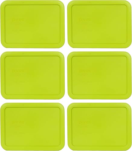 Miniatura 5 de Pyrex 7210-PC 3 tazas Edamame Green Rectángulo de plástico tapa de almacenamiento de alimentos, fabricado en Estados Unidos