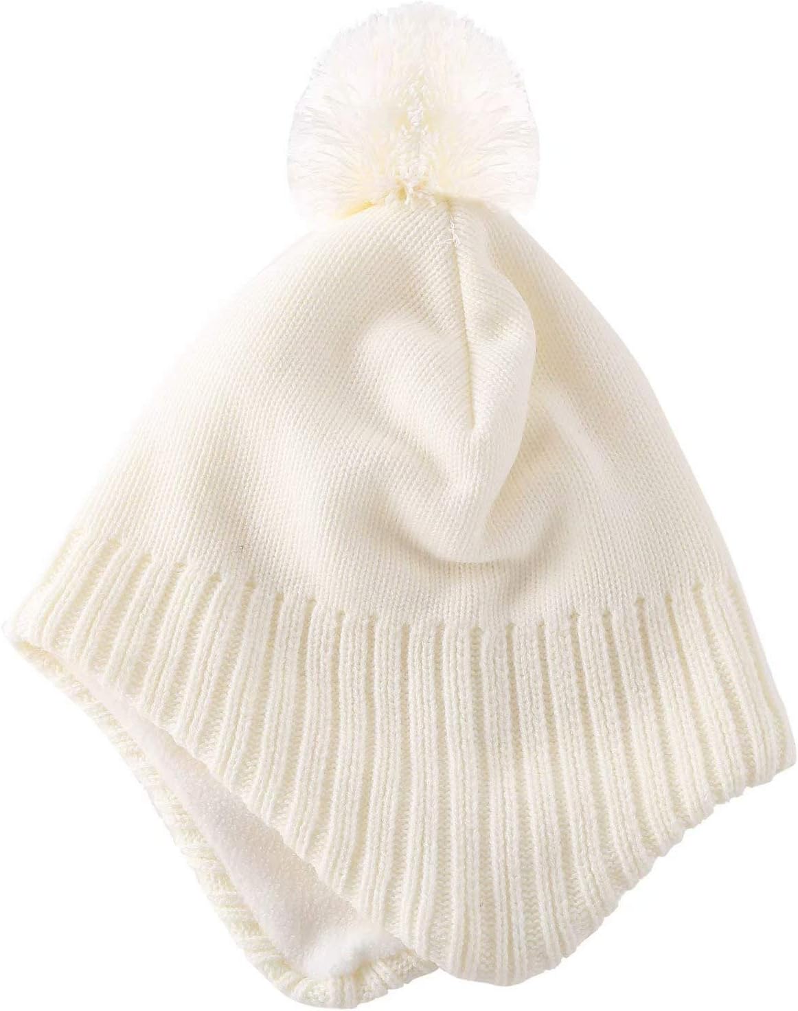 Home Prefer Toddler Boys Girls Hats Earflaps Fleece Knit Beanie Kids Winter Hat - Image 3