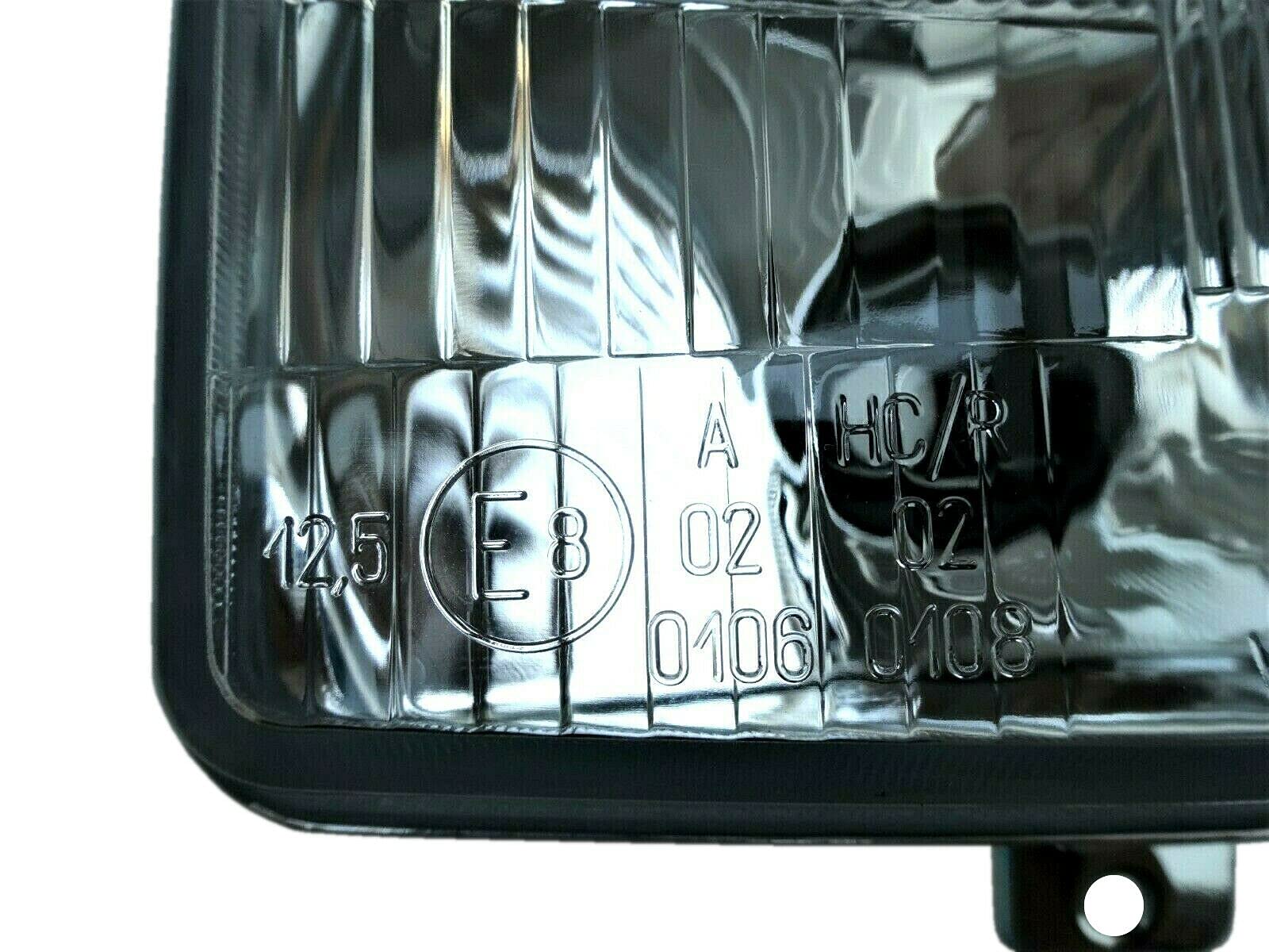 MelTruck 2x Faro H4 12V/24V Luz Larga y Corta para Tractor Deutz-Fahr Hurlimann Lamborghini Same IP54 E8