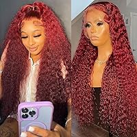 Vista 9 de Pelucas de encaje frontal de 13 x 4, cabello humano con cabello de bebé para mujeres negras, 220 % de densidad, encaje frontal transparente HD, onda