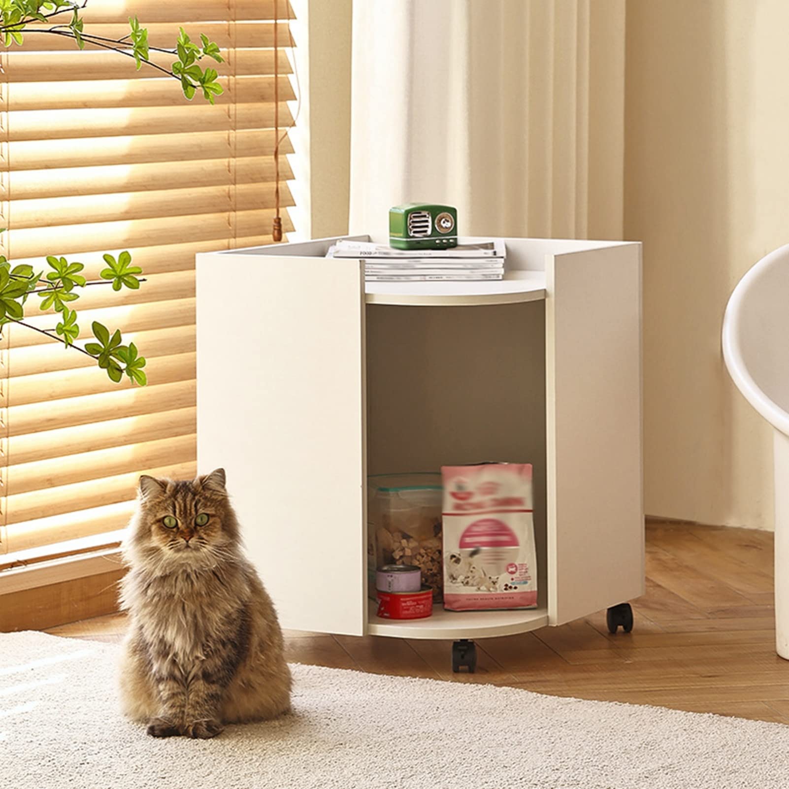 Amazon.co.jp: ペットハウス 猫 ナイトテーブル 小型犬 小動物