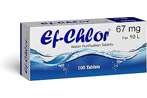 Ef-Chlor Chlorine Dioxide Water Purification Tablets