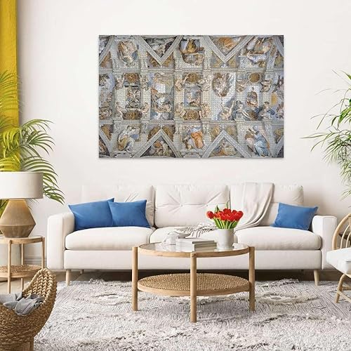 Miniatura 6 de Ravensburger Rompecabezas de 5000 piezas de Capilla Sixtina para adultos la tecnología Softclick significa que las piezas encajan perfectamente