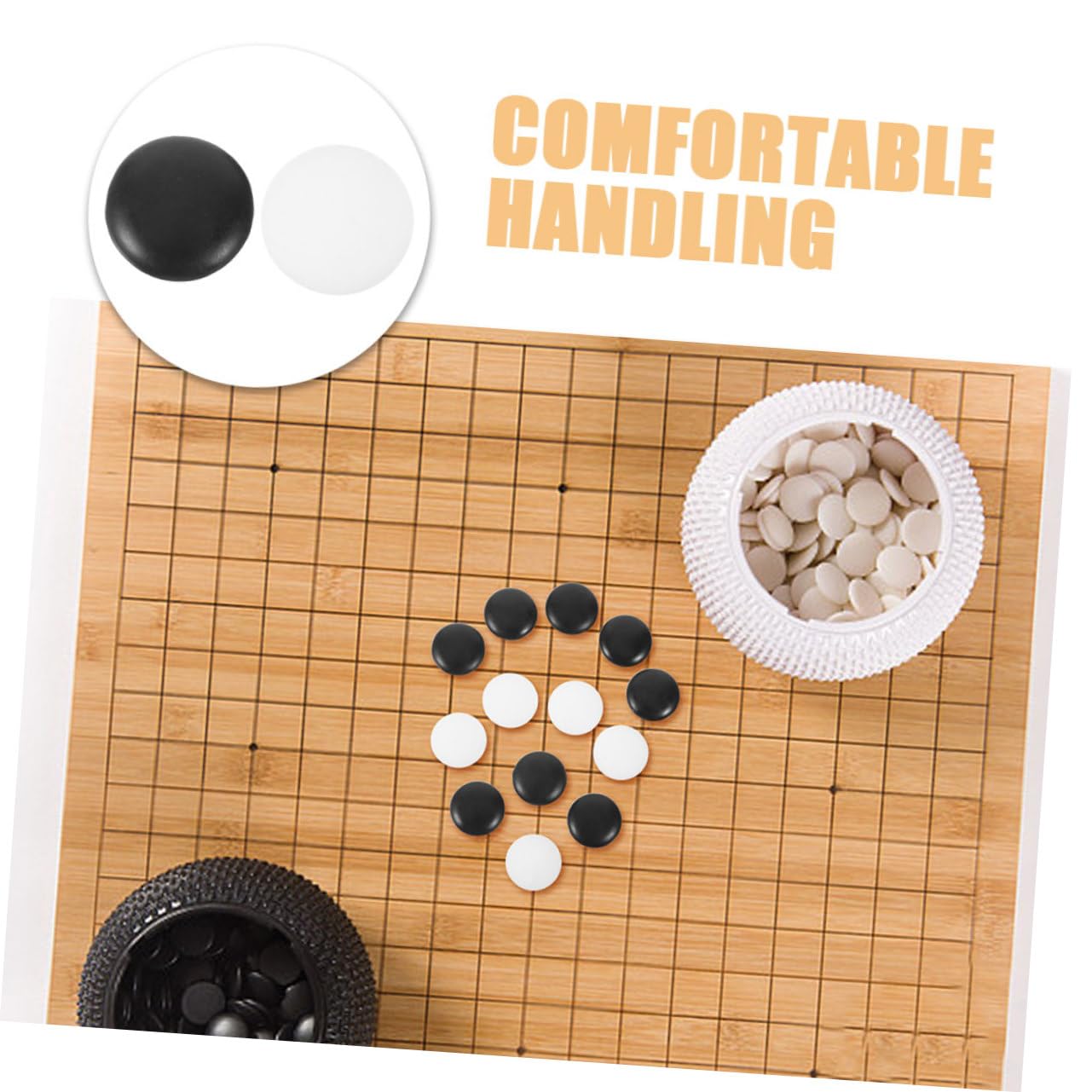 Pezzi da Gioco Go in Resina 360 Pezzi per Tabellone