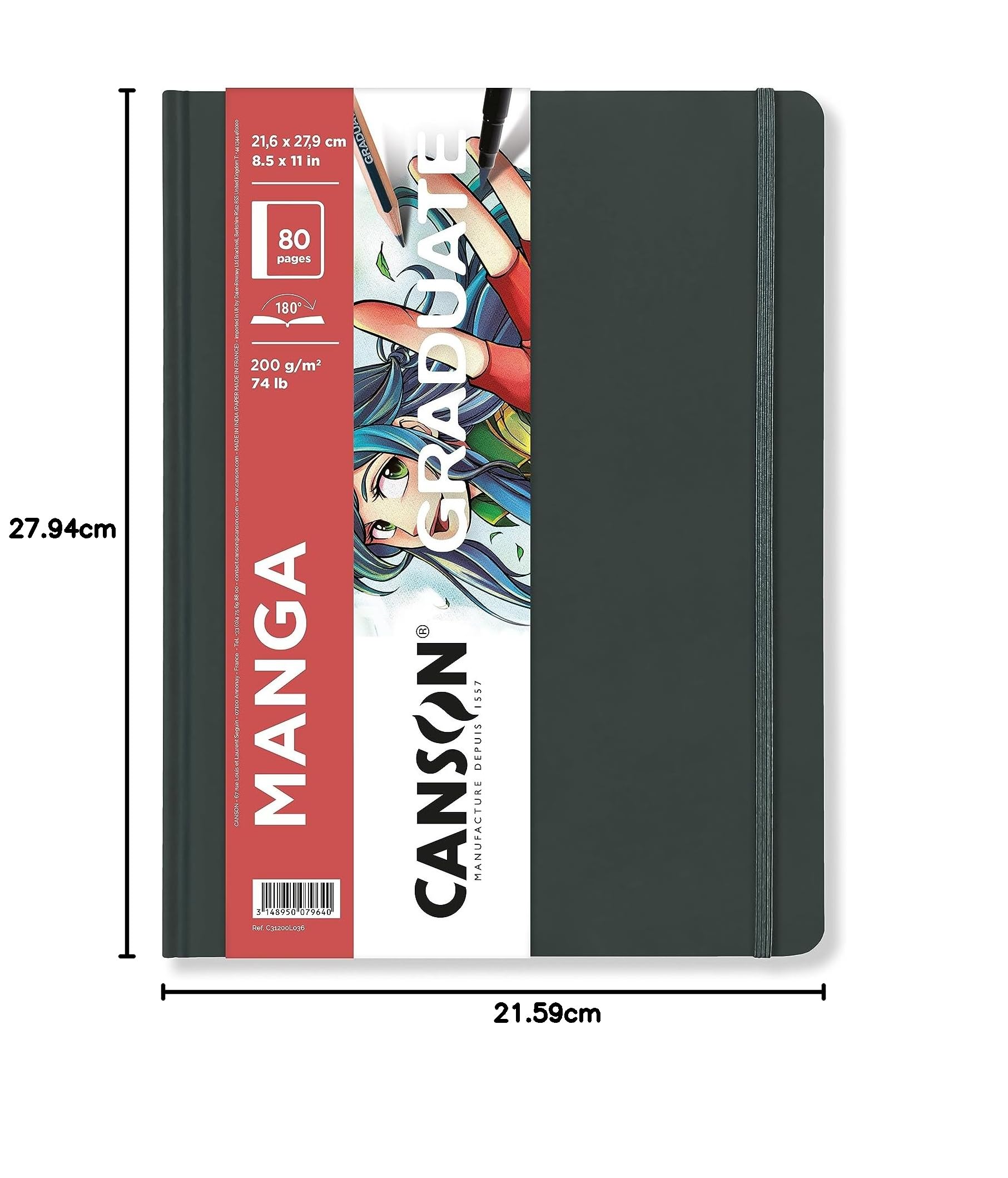 Album Canson One - 98 Fogli 100g/m², 10.2x15.2 Cm, Grana Leggera - Foto 10