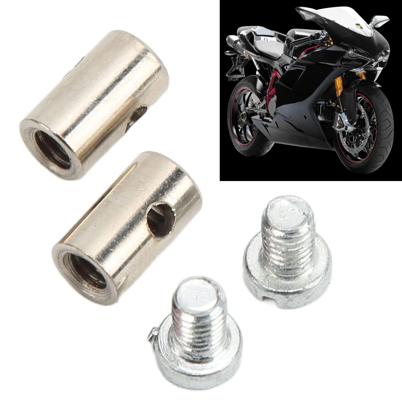 Cable Velo Kit De Câbles Universel Pour Moto : Accélérateur, Embrayage Et Frein D'urgence - Neuf Sous Blister Kit Câbles Moto Universel