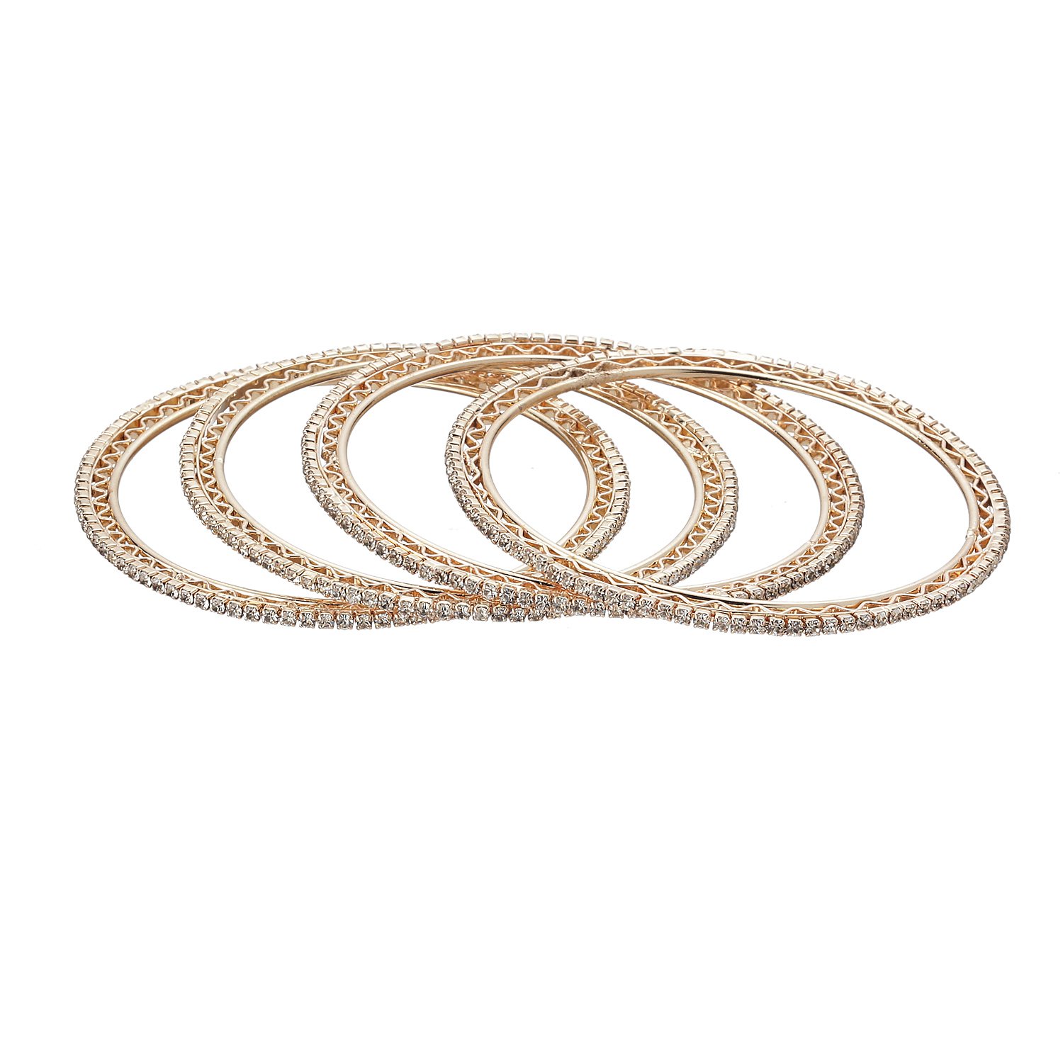 See full amazon price history chart for ZENEME Bangle Gold Plated Brass American Diamond Studded Artistic Designed Bangle Combo Of 4 Jewellery For Women & Girls (2.8) ZENEME Bangle Gold Plated Brass American Diamond Studded Artistic Designed Bangle Combo Of 4 Jewellery For Women & Girls (2.8) (B01NAP7D3Y) Amazon Price History, Amazon Price Tracker