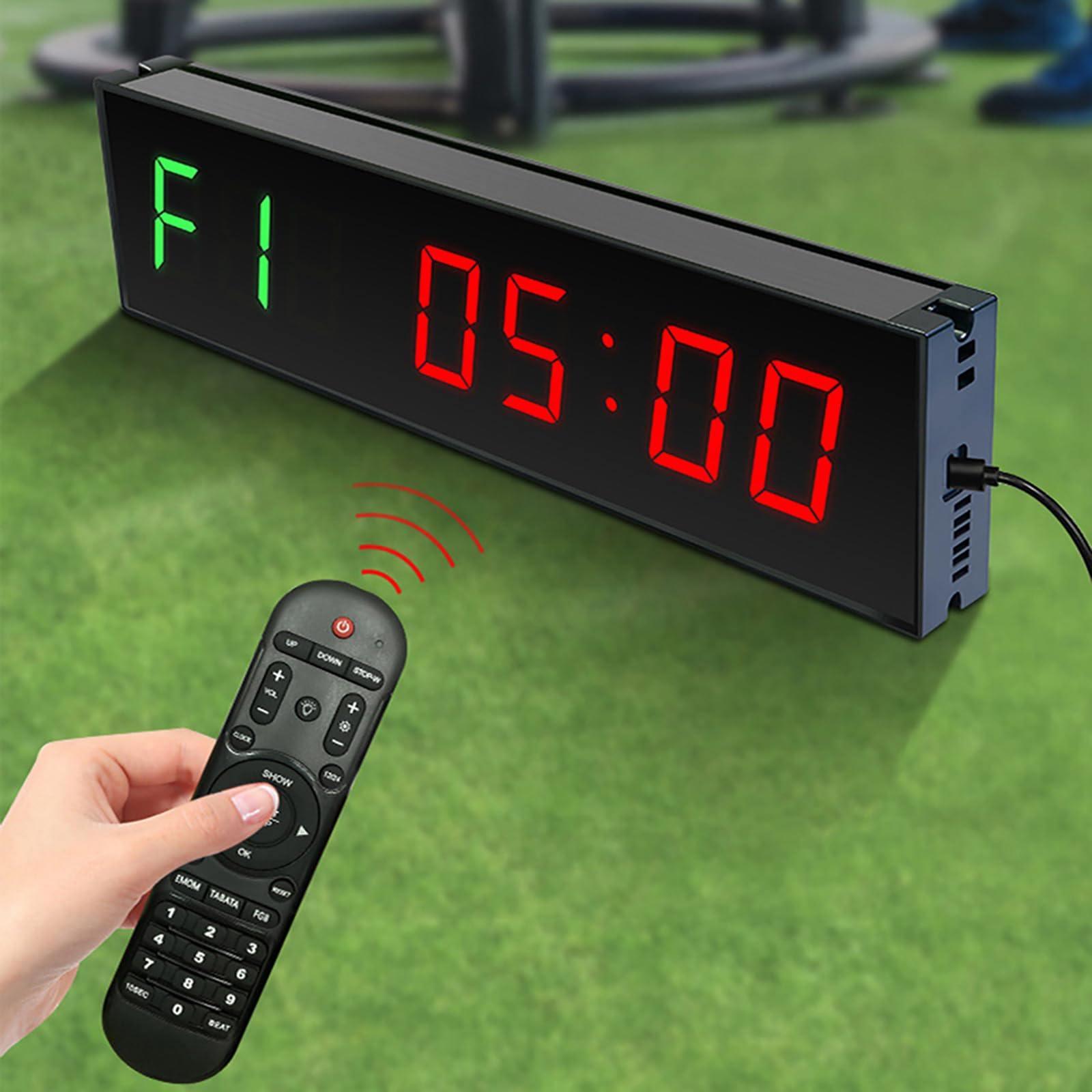 Temporizador Deportivo, Cuenta Atrás LED De 999 Días, con Metrónomo Y Función De Memoria, Brillo De Pantalla Ajustable De 5 Niveles, Utilizado En Aulas/bibliotecas/hospitales/gimnasios, Etc.