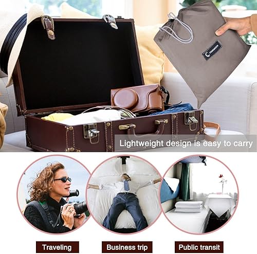 Vista 36 de Saco de dormir ligero para viajes, camping, saco de dormir para adultos, ligero, cálido, hotel, compacto, portátil, para interiores y exteriores