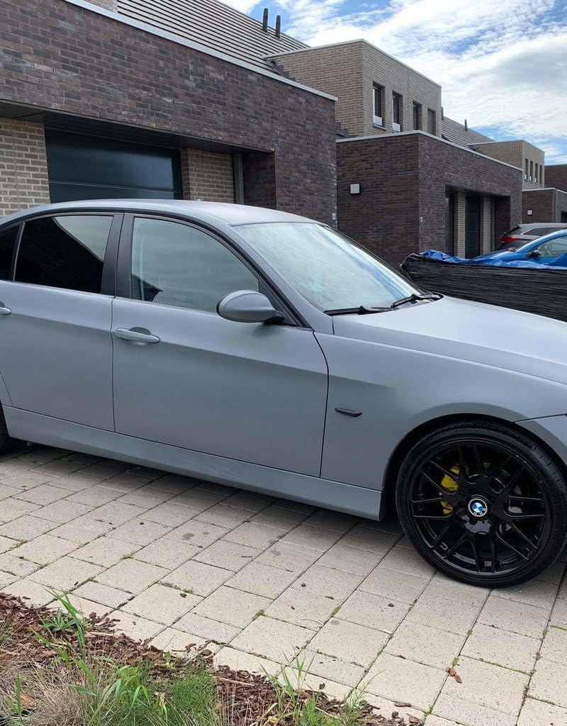 AutoFullCar Vinilo Líquido Full Dip Kit de Pintura con Pistola Eléctrica FD650 Pack Completo Para Pintar tu Coche y Superficies Automoción con Acabado Mate (Nardo Grey, Coche Berlina)