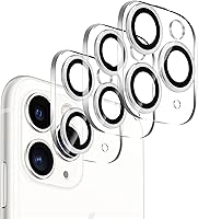 Vista 29 de 3 Pack Tempered Glass Camera Lens Protector for iPhone 12 6.1", Ultra HD, 9H Hardness, Anti-Scratch, Case Friendly, Easy to Install