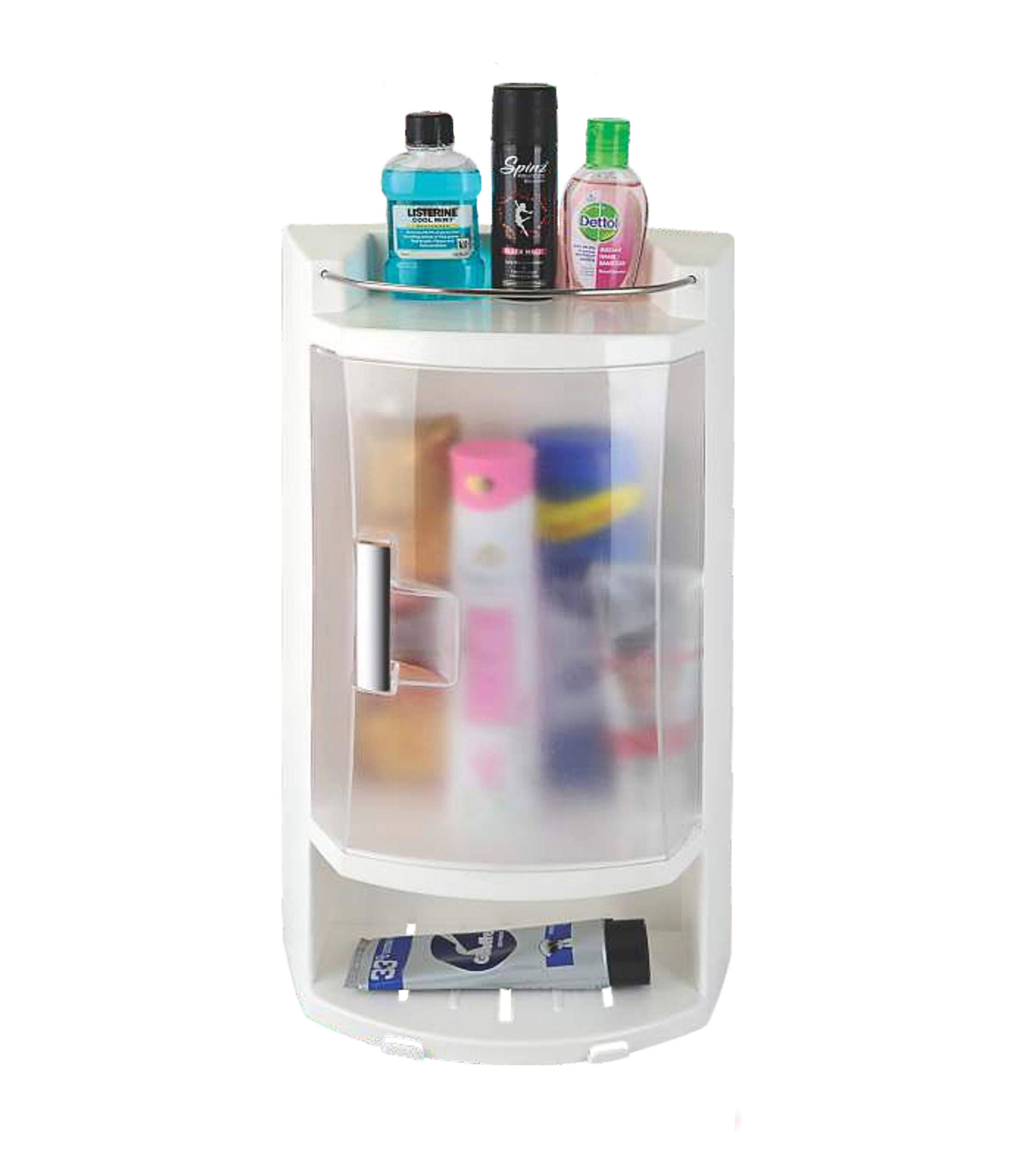 zahab Trio Bathroom Cabinet with Storage Mini Wall Mounted Corner Cabinet (B08BK6LD3M) Amazon Price History, Amazon Price Tracker