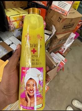 1pcs Gluta White+ Glutathione Whitening Shower Gel 1000ml