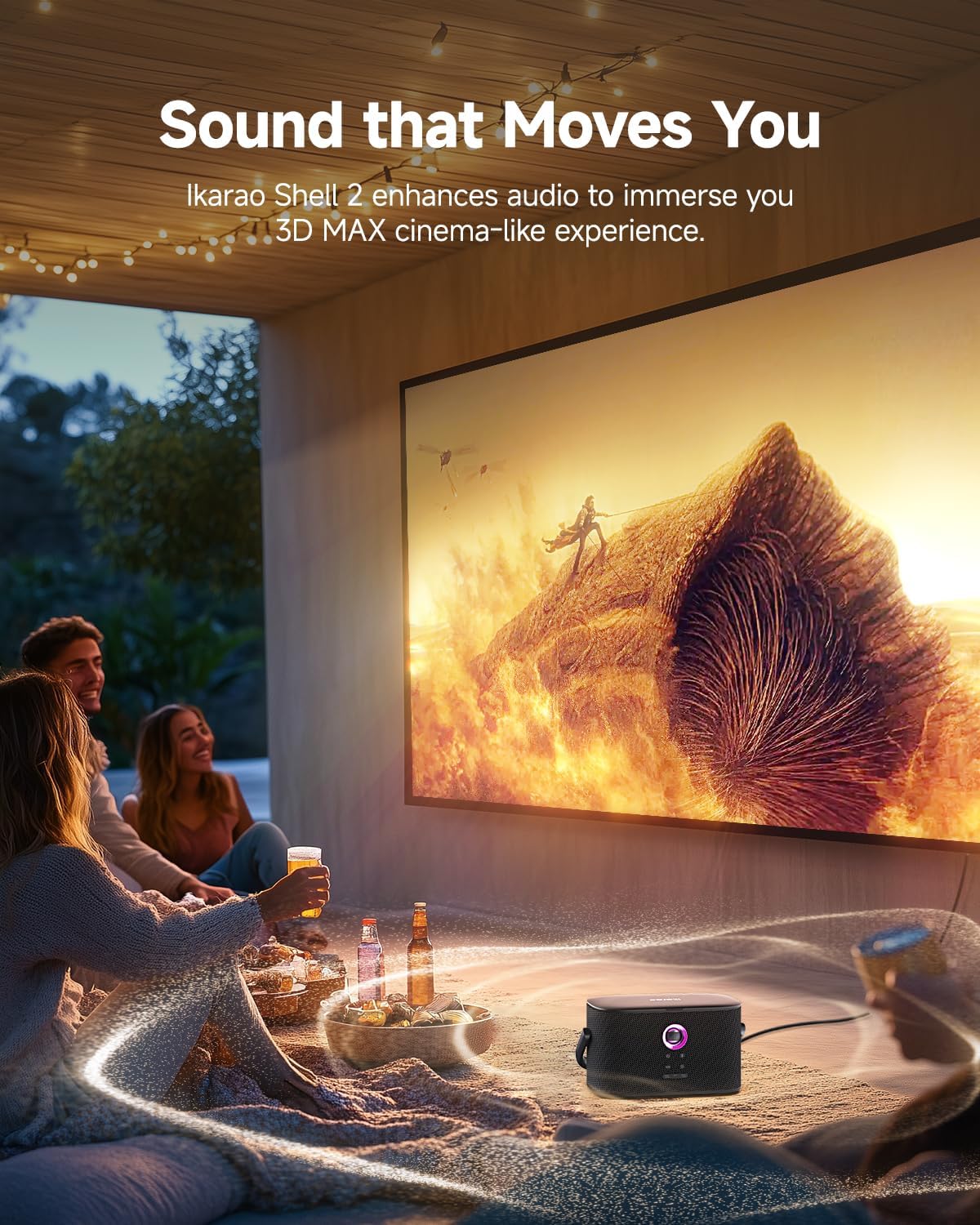 Karaoke Machine for Adults, with Lyrics Display and Screen, Support HDMI to TV, WiFi Connects to Karaoke App and YouTube, 2 Self-Charging Wireless Microphones EQ Autotune,140W Speaker for Home Party - Image 6