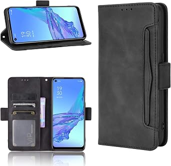 Tecno Spark 10C Case [Wallet Case] [Kickstand] [Card Slots] [Magnetic Flip Cover] Compatible with Tecno Spark 10C SmartphoneBlack