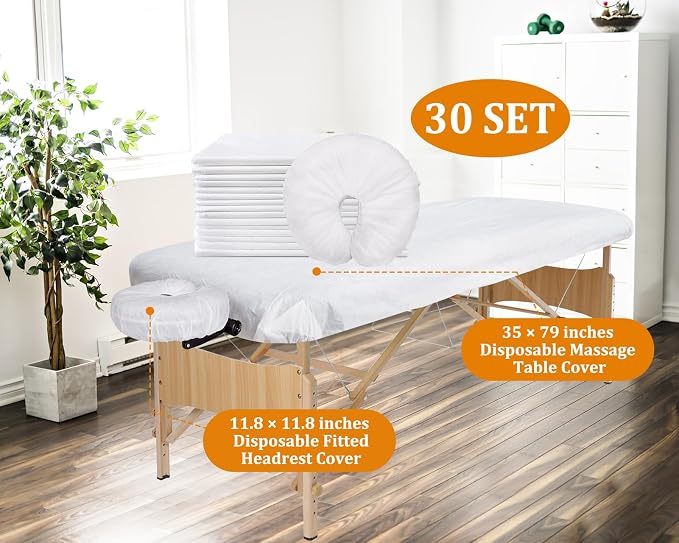 Set Desechable 60 Piezas para Camilla Masajes miniatura 2