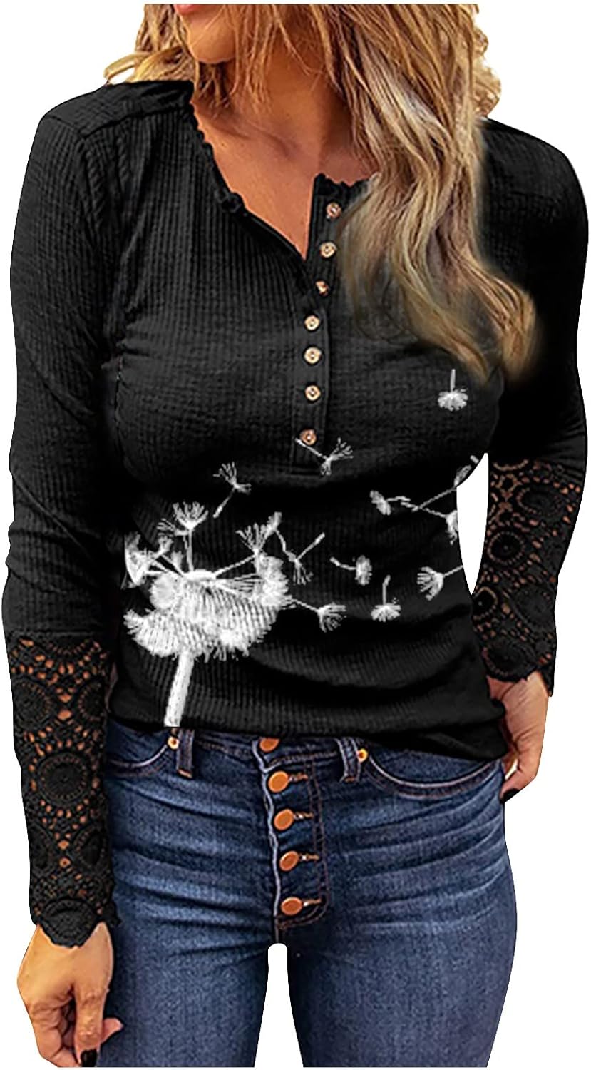 Thanksgiving Shirt,Plaid Shirts for Women White Dress Shirt Long Sleeve Crop Top Men Women's Casual Solid Color Blocking Strip Round Neck Lace Splicing Sleeve Long T-Shirt Long (2-Black,Large) : Sports & Outdoors