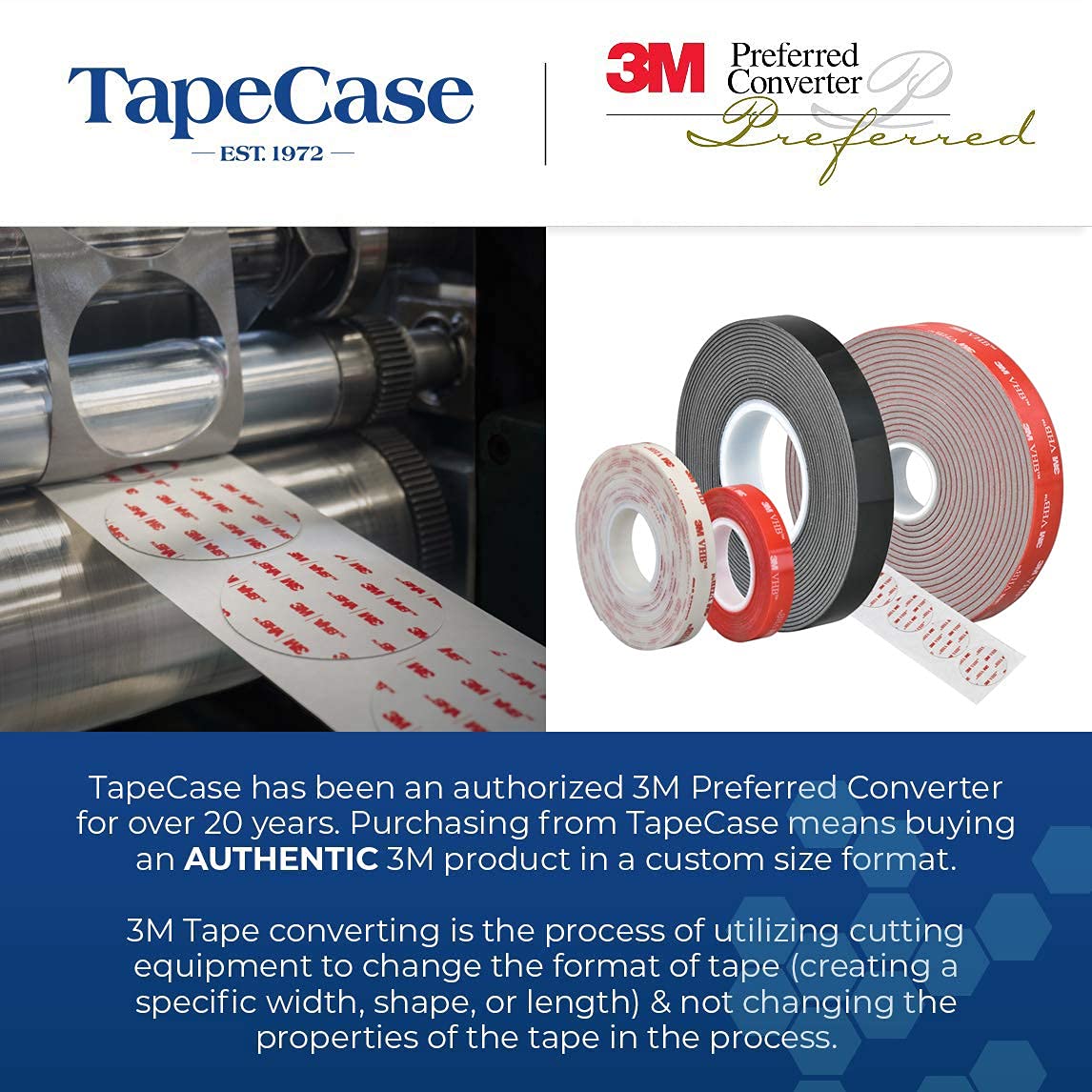 3M - 3M GPH-110GF 0.75" X 5YD VHB Tape GPH-110GF 0.75" X 5YD (1 roll)